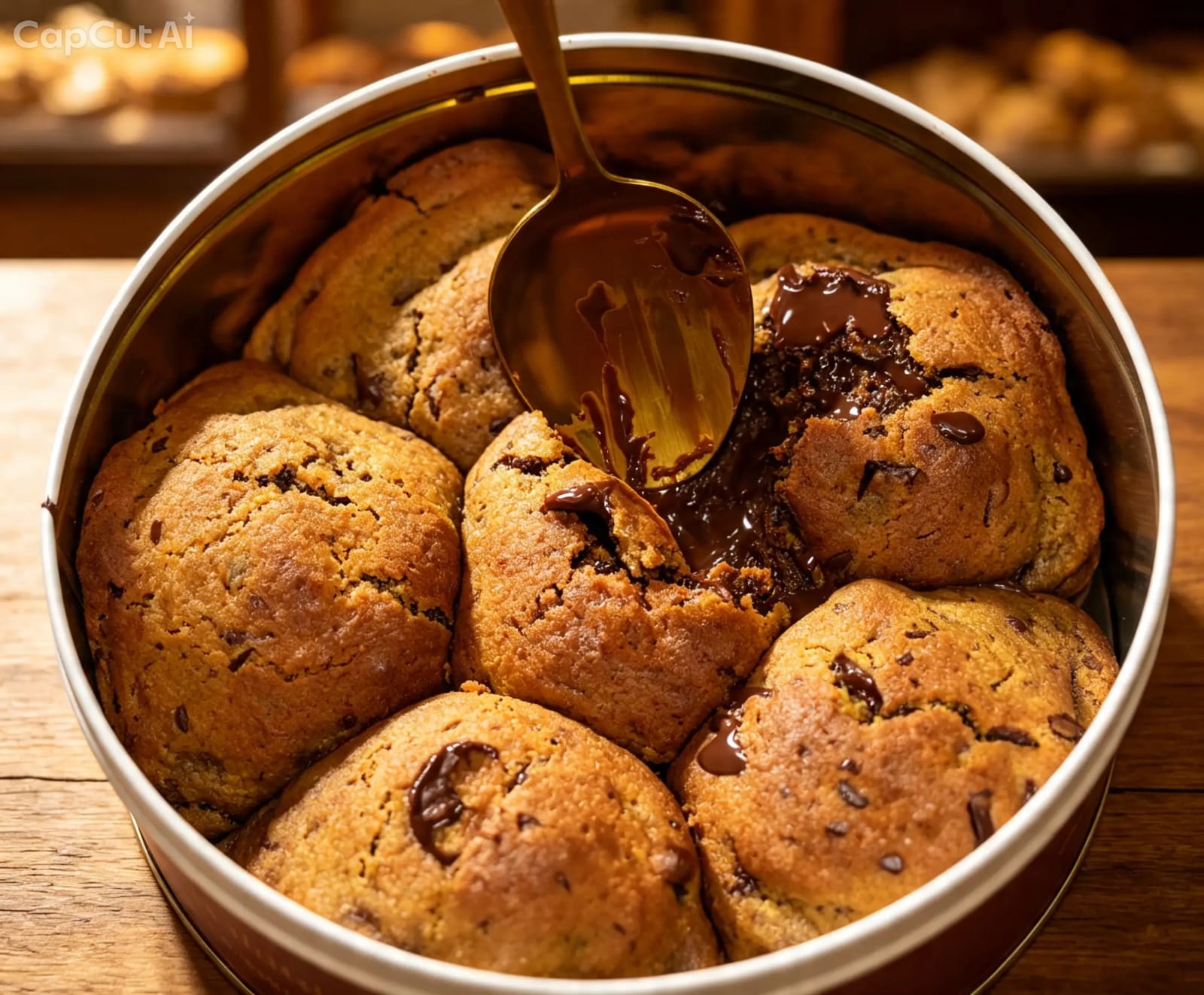 Lata de Cookies Santa Lata